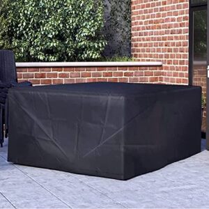 Outdoor Patio Furniture Cover for Rectangle Table & Chairs Waterproof Heavy Duty Seater Sofa Cover Extra Large Dustproof Bench Protector (91"x91"x28")