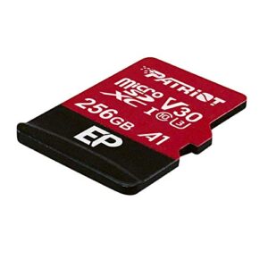 Patriot 256GB A1 / V30 Micro SD Card for Android Phones and Tablets, 4K Video Recording - PEF256GEP31MCX