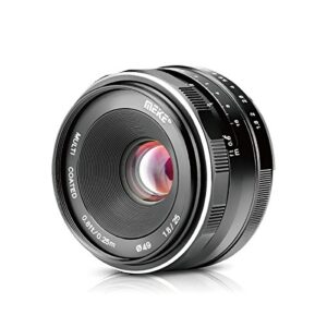 meike 25mm f1.8 large aperture wide angle lens manual focus lens compatible with panasonic lumix olypums m43 mount mirrorless cameras gh4 gh5 gh6