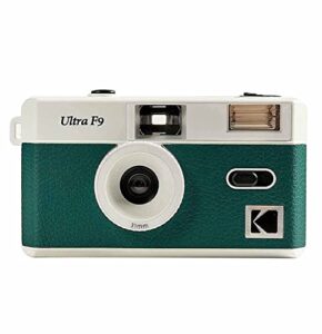 kodak ultra f9 film camera, white x green