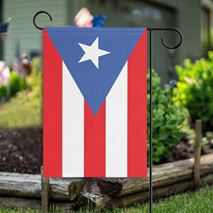 puerto rico garden flag puerto rico flag double sided polyester flag small yard flag for holiday outdoor decorations 12×18 inch
