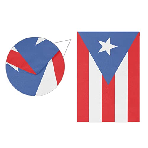 Puerto Rico Garden Flag Puerto Rico Flag Double Sided Polyester Flag Small Yard Flag for Holiday Outdoor Decorations 12x18 Inch