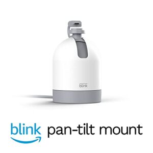 Blink Mini Pan-Tilt Mount | Rotating mount accessory for Mini indoor plug-in smart security camera (White)