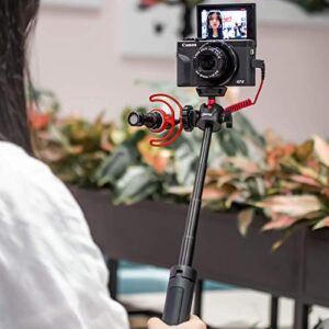 Ulanzi MT-16 Camera Tripod Stand Holder, Mini Tabletop Tripod Selfie Stick with Cold Shoe, Travel Tripod for iPhone 12 Canon G7X Mark III Sony ZV-1 RX100 VII A6600 Vlogging Filmmaking Live Streaming