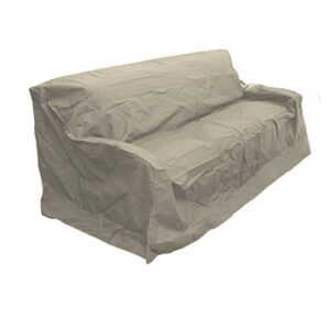 over sized sofa cover – weatherproof your patio furniture in neutral taupe 93.5″ l x 45″ d x 39″ h