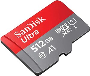sandisk ultra microsd uhs-i card 512gb, 120mb/s r