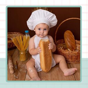KHC-KHF Newborn Baby Photography Prop Baby Chef Outfits Chef Hat Apron Set Infant Baby Chef Costume Newborn Photography Outfits Boy Toddler Chef Hat And Apron