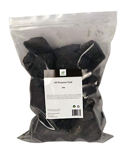 Garden Naturals All Purpose Bituminous Coal 15 Pounds for Forges, Foundries, Furnaces, and More.