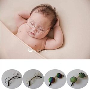 SHARELY SHEEP Infant Newborn Photography Glasses Baby Boy Girl Photo Shoot Sunglasses Props Black