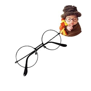 SHARELY SHEEP Infant Newborn Photography Glasses Baby Boy Girl Photo Shoot Sunglasses Props Black