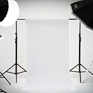 Kate Paper Backdrops for Photography Seamless Photo Background Paper (53''x16.4' Arctic White)