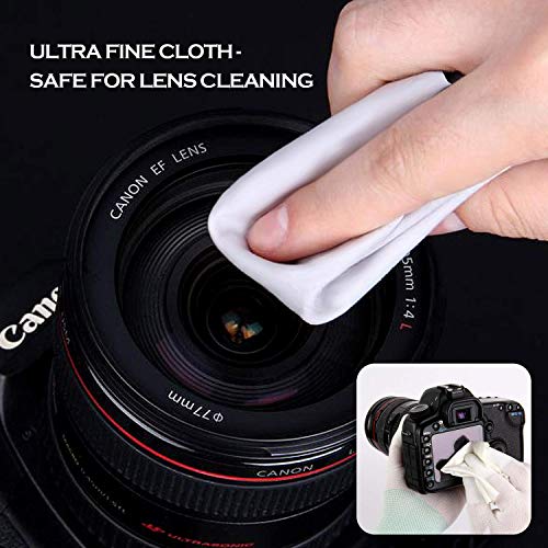 AAwipes Eyeglasses Cleaning Cloths Microfiber Lens Cleaning Cloths for Eyeglasses Optical Grade Lens, Wide Angle Lens, Telephoto Lens,Camera Lens, Microlens, Magnifier,SLR Camera Lens (6"x7", 30 Pack)