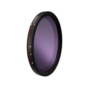 freewell 82mm threaded hard stop variable nd filter standard day 2 to 5 stop
