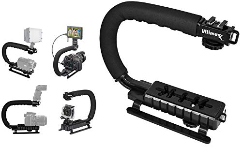 Atomos Ninja V 5" 4K HDMI Recording Monitor with Deluxe Accessory Bundle – Includes: 2X Extended Life NP-F975 Batteries with Charger; Micro, Mini, Standard HDMI Cables; Action Grip Stabilizer & More