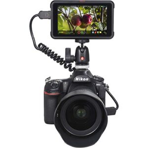 Atomos Ninja V 5" 4K HDMI Recording Monitor with Deluxe Accessory Bundle – Includes: 2X Extended Life NP-F975 Batteries with Charger; Micro, Mini, Standard HDMI Cables; Action Grip Stabilizer & More