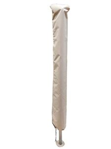 uk-gardens waterproof umbrella cover and rotary washing line cover for 3 meter or 2.7 meter parasols – water proof garden furniture cover (beige)