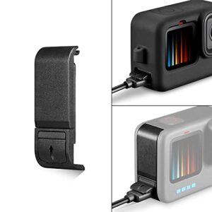 Accessories Kit Compatible with GoPro Hero11/10/9 Black Silicone Sleeve Protective Case Tempered Glass Screen Protector Battery Cover for GoPro Hero 11/10/9