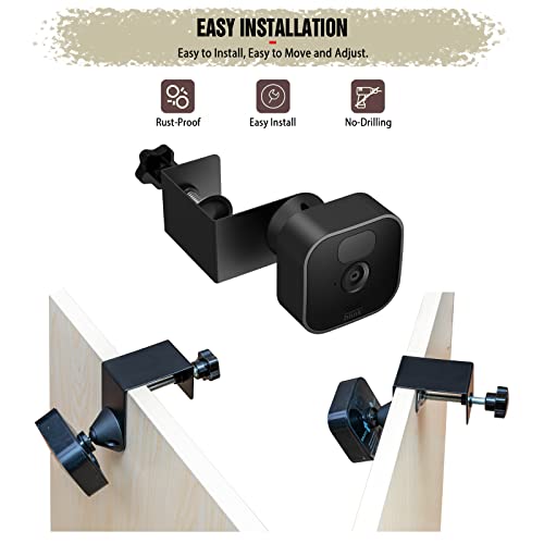 PUUUCI Door/Gutter Mount for Blink Indoor/Outdoor Camera & Blink XT2/XT Camera - Blink Security Camera Mounting Accessories for Indoor/Outdoor Use in Home/Apartments/Business, No Drilling Required