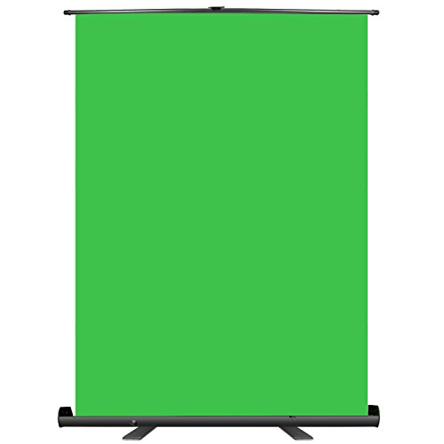 Neewer 148x180cm Green Screen Green Backdrop, Portable Collapsible Chromakey Background, Pull-up Style with Auto-Locking Frame, Solid Aluminium Base for Photo Video, Live Game, Tiktok Video