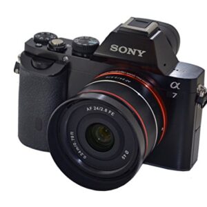 Rokinon AF 24mm f/2.8 Wide Angle Auto Focus Lens for Sony E-Mount, Black (IO24AF-E)