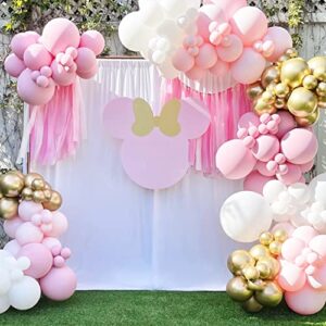 10x10ft white backdrop curtain for parties wedding white photo backdrop curtains drapes fabric for baby shower party photoshoot background decorations