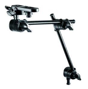 manfrotto 196b-2 143bkt 2-section single articulated arm with camera bracket (black)