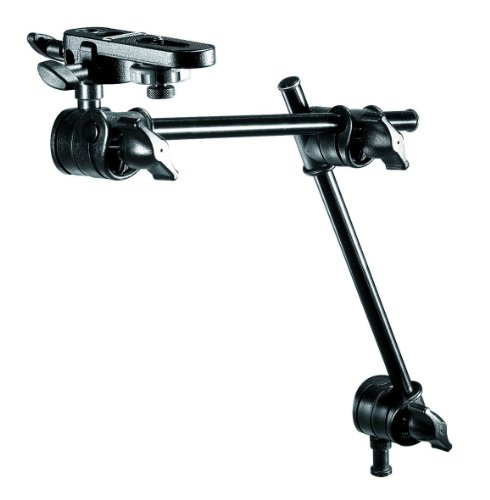 Manfrotto 196B-2 143BKT 2-Section Single Articulated Arm with Camera Bracket (Black)