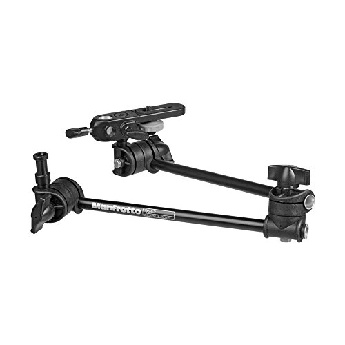 Manfrotto 196B-2 143BKT 2-Section Single Articulated Arm with Camera Bracket (Black)