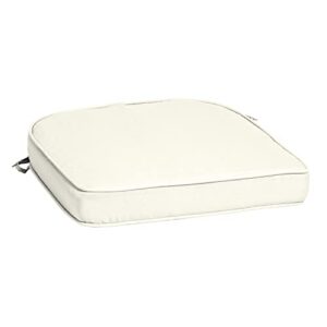 arden selections profoam performance outdoor seat cushion 18 x 18, sand cream