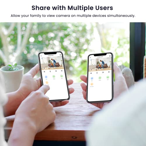 Indoor Cameras for Home Security 2K, Galayou Wireless WiFi Baby Camera Monitor with Two-Way Audio, Home Cameras with APP for Phone, Smart Siren, Works with Alexa/Google Home(G7-4PACK)