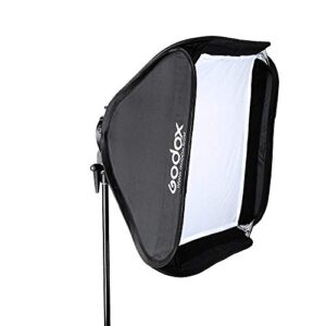 godox softbox 32”x32” 80cmx80cm fast-setup foldable bowens mount softbox, photography lighting softbox for camera flash photography studio flash