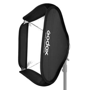 Godox Softbox 32''x32'' 80CMx80CM Fast-Setup Foldable Bowens Mount Softbox, Photography Lighting Softbox for Camera Flash Photography Studio Flash