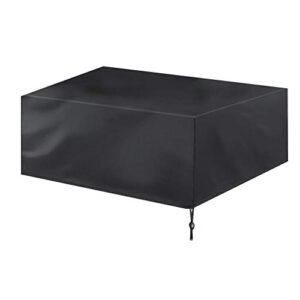 furniture dust proof cover outdoor garden oxford cloth waterproof table chair dust cover,black (170 * 94 * 70)
