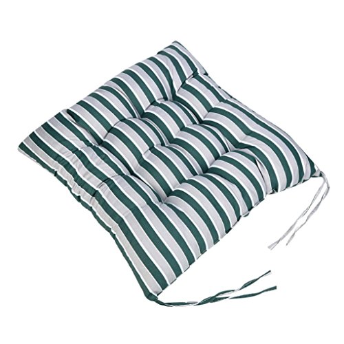 Sothread Soft Striped Chair Cushion Indoor/Outdoor Garden Patio Home Kitchen Office Sofa Seat Pad (A)