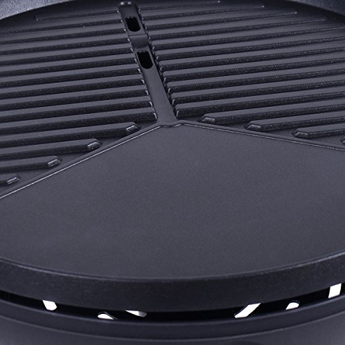 New Electric BBQ Grill 1350W Non-stick 4 Temperature Setting Outdoor Garden Camping