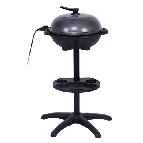 New Electric BBQ Grill 1350W Non-stick 4 Temperature Setting Outdoor Garden Camping