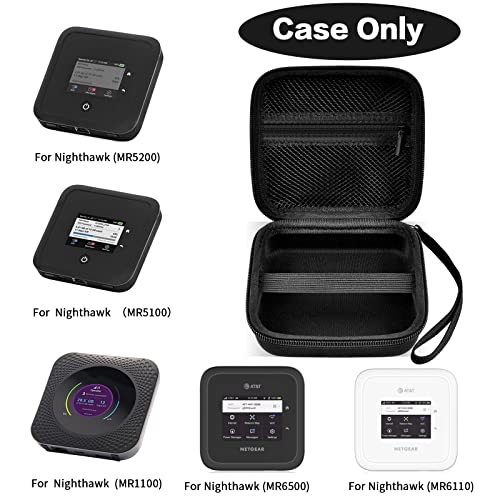 Case Compatible with NETGEAR Nighthawk M6 M5 5G Mobile Hotspot MR6150 MR5200 WiFi Router. Travel Router Holder for Netgear Router M6 Pro MR6500 MR5100 MR1100 Wireless WiFi Hotspot (Box Only)