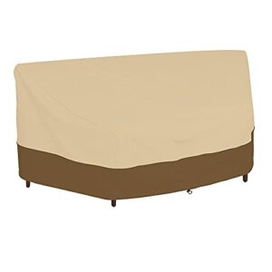 46 inch patio curved sofa sectional cover heavy duty waterproof outdoor patio furniture covers