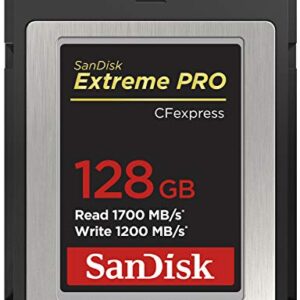 SanDisk 128GB Extreme PRO CFexpress Card Type B - SDCFE-128G-GN4NN