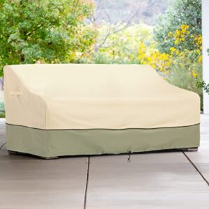 KylinLucky Outdoor Furniture Sofa Covers Waterproof, 2-Seater Patio Loveseat Bench Couch Covers Fits up to 78 x 42 x 30 inches