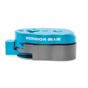 kondor blue mini quick release plates for camera monitors, arms, accessories, microphones, key lights | quickly and securely attach and remove accessories on your cinema rig