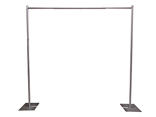 OnlineEEI Premier Portable Pipe and Drape Backdrop Kit 8ft x 10ft (No Drapes)