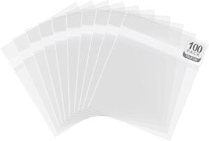 golden state art, 100 pack clear bags for mats, pictures, acid-free, 12-11/16″ x 12-3/8″