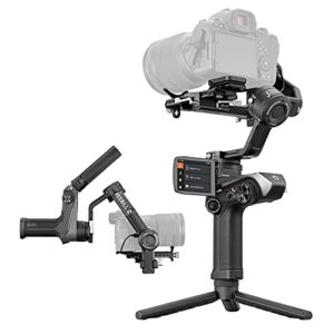 zhiyun weebill 2 camera stabilizer 3-axis gimbal stabilizer for dslr and mirrorless camera with 2.88” flip-out touchscreen for sony a1 a7iv a7iii a7s3 canon r5 r6 5d4 panasonic gh6 gh5