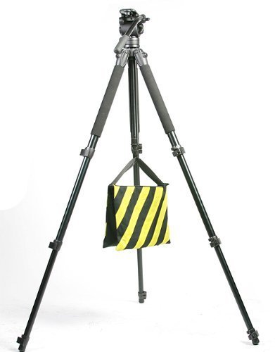 StudioFX SANDBAG Sand Bag SADDLEBAG Design Weight Bags for Photo Video Studio Stand by Kaezi Photography (Yellow - 4 Pack)