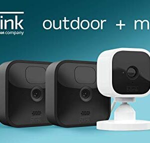 Blink Outdoor (3rd Gen) – 2 camera system with Blink Mini
