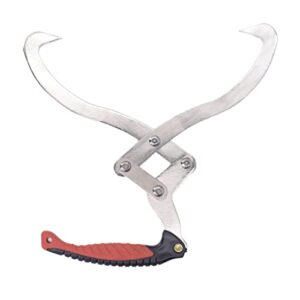 Log Tongs,Heavy Duty Claw Hook for Loading Work,Skidding Tongs Log for Lifting Wooden Claws, Suitable for Handling Wood in The Garden,11.8" Jaw Opening