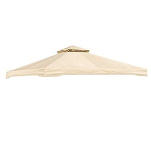 Bergamo Gazebo Replacement Canopy Top Cover - RipLock 350 - Top Tier 24" x 24" Bottom Tier 116" x 116"