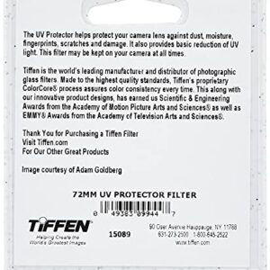 Tiffen 72UVP 72mm UV Protection Filter , black