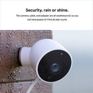 Google Nest Cam Outdoor - 1st Generation - Weatherproof Camera - Surveillance Camera with Night Vision - Control with Your Phone